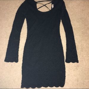 Bodycon Black Lace Dress